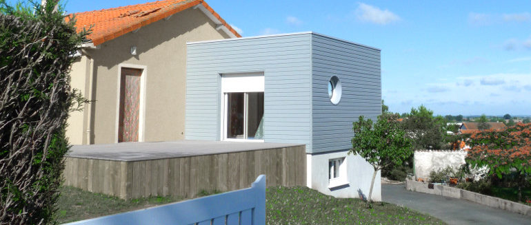 Extension bois maison