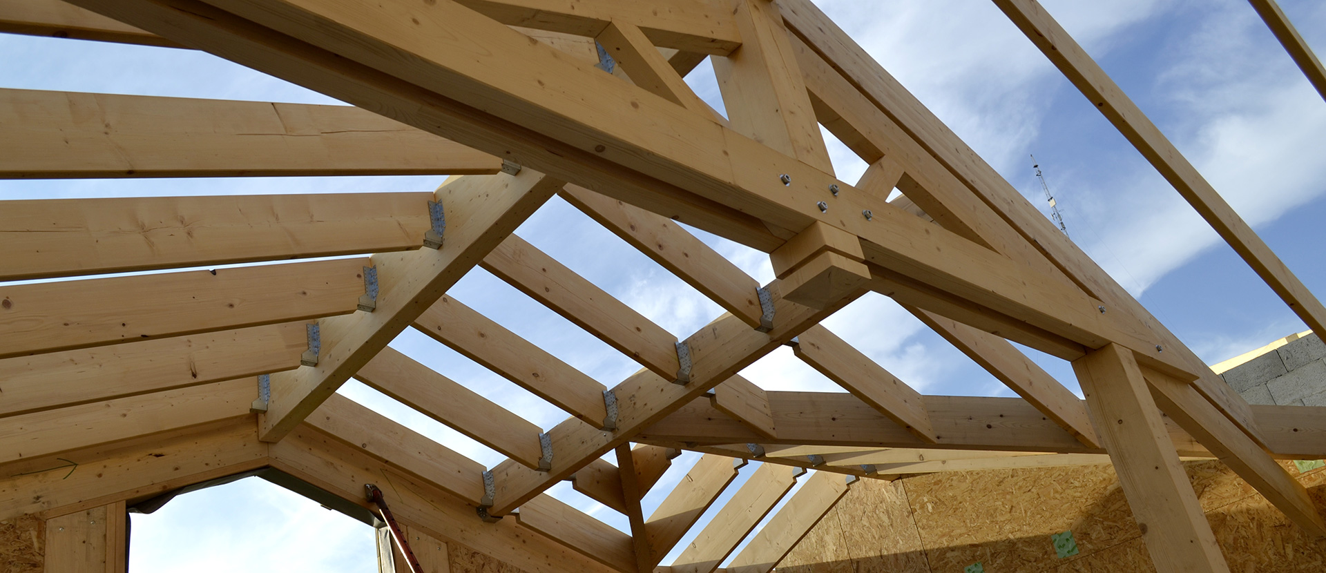 Charpente traditionnelle en bois