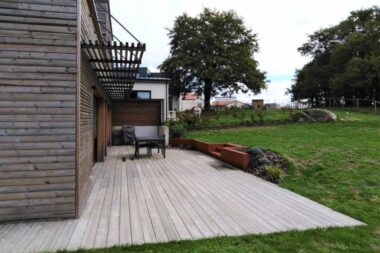 terrasse bois brise soleil Vendée la Verrie CHANVERRIE